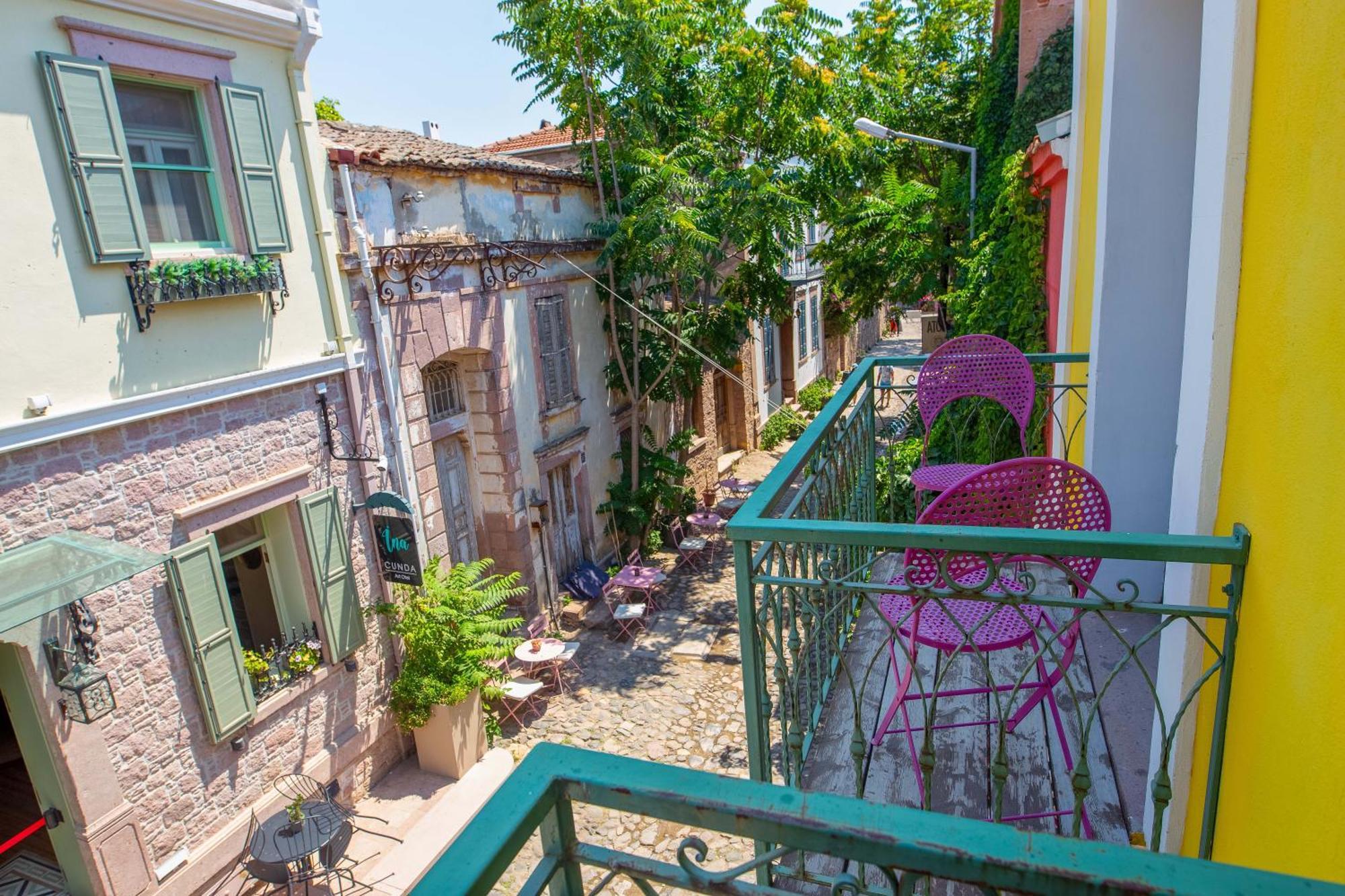 Cunda Mor Limon Otel Ayvalı Extérieur photo